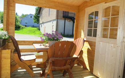 The Montana Cabin Porch